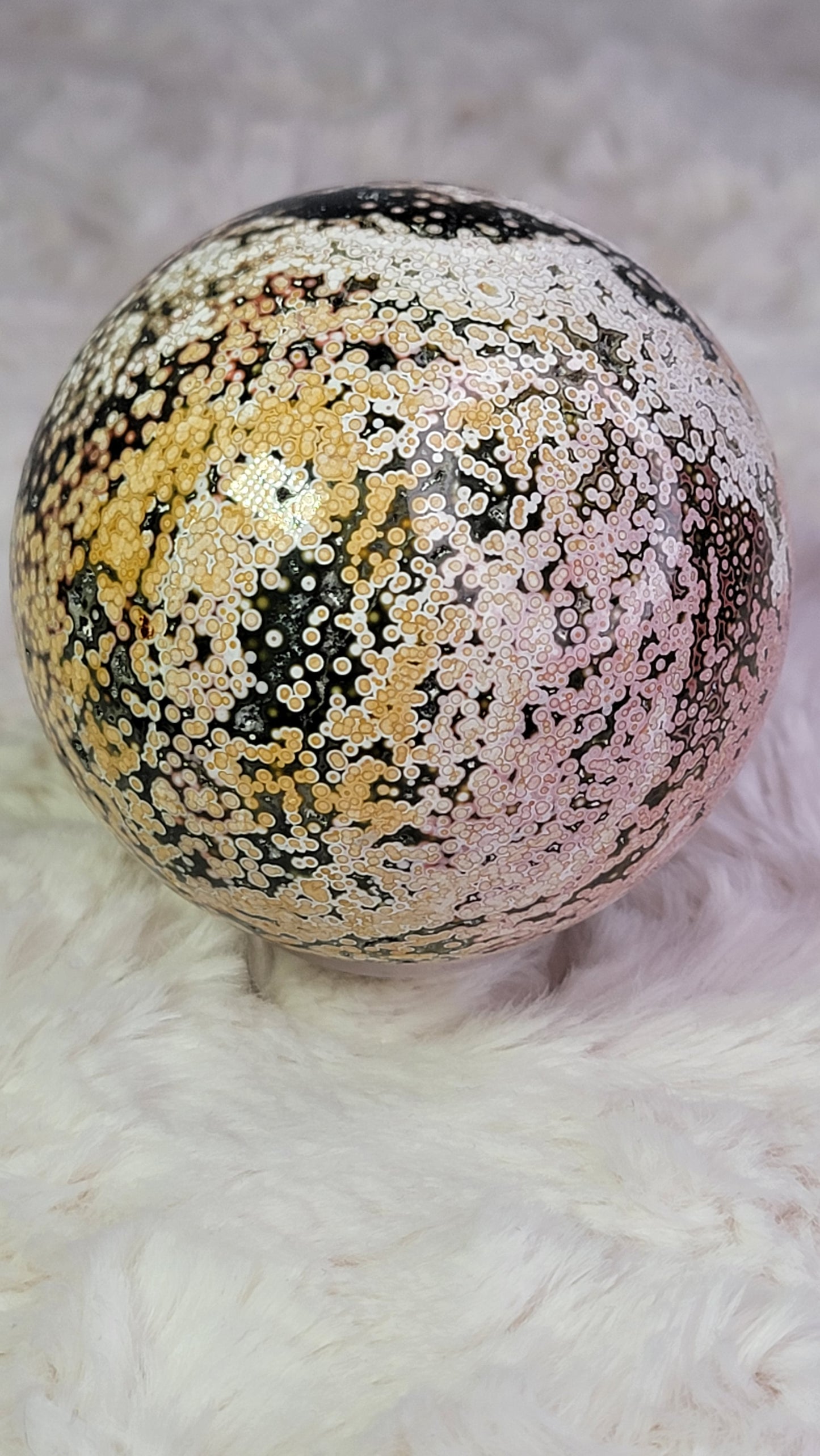 Veinless Ocean Jasper Sphere