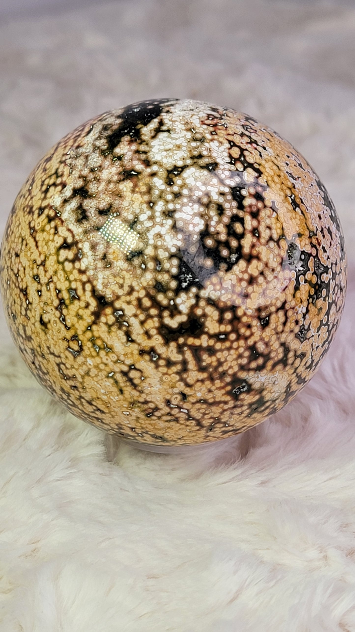 Veinless Ocean Jasper Sphere