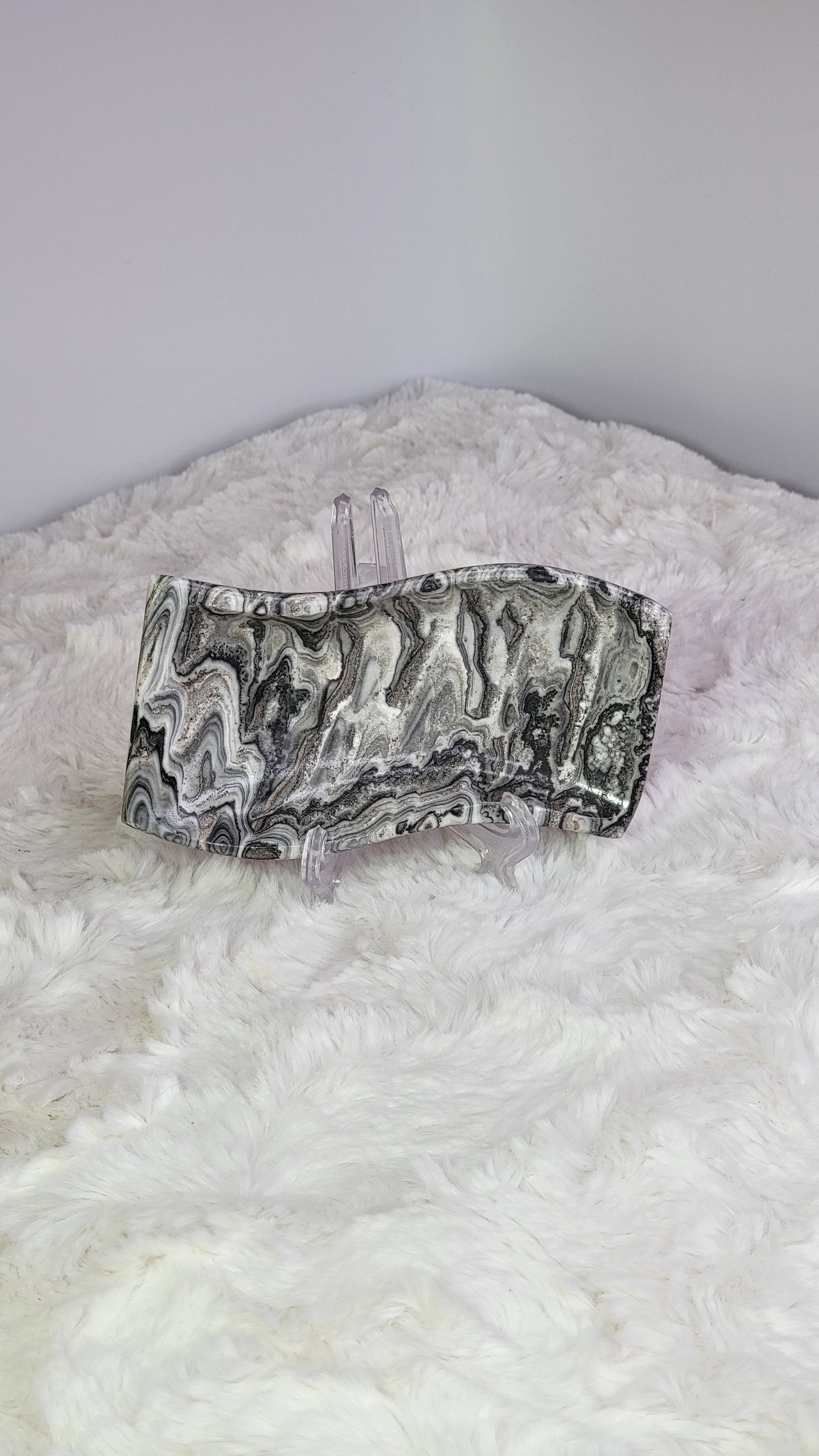 Zebra (Phantom) Calcite Trinket Dish