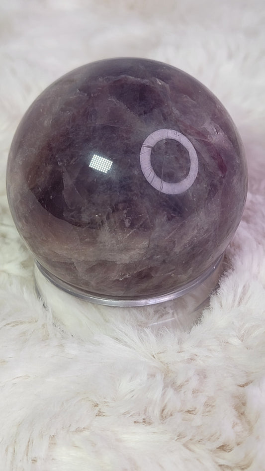 Lavender Blue Rose Quartz Sphere