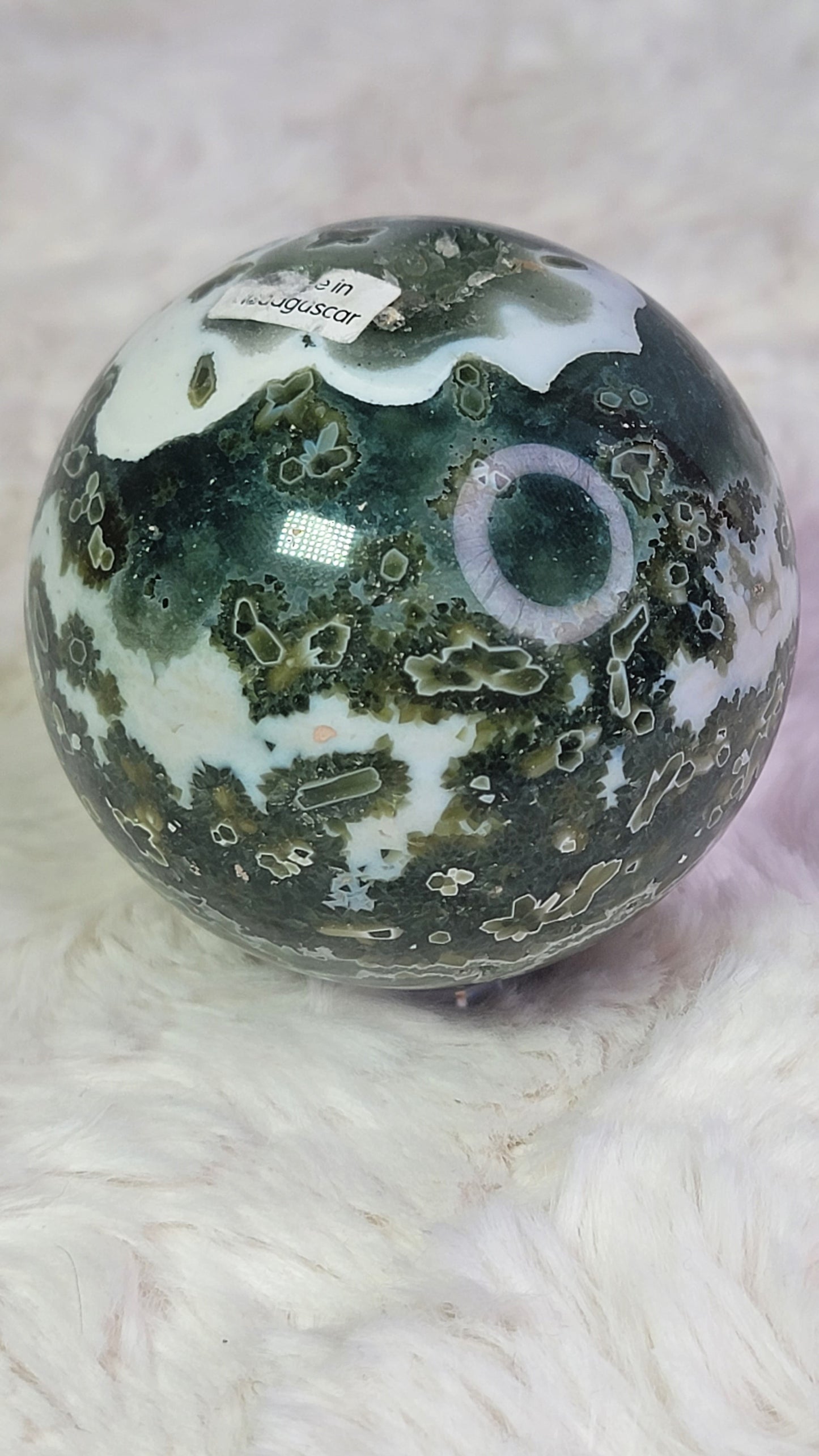 7th Vein Ocean Jasper Sphere