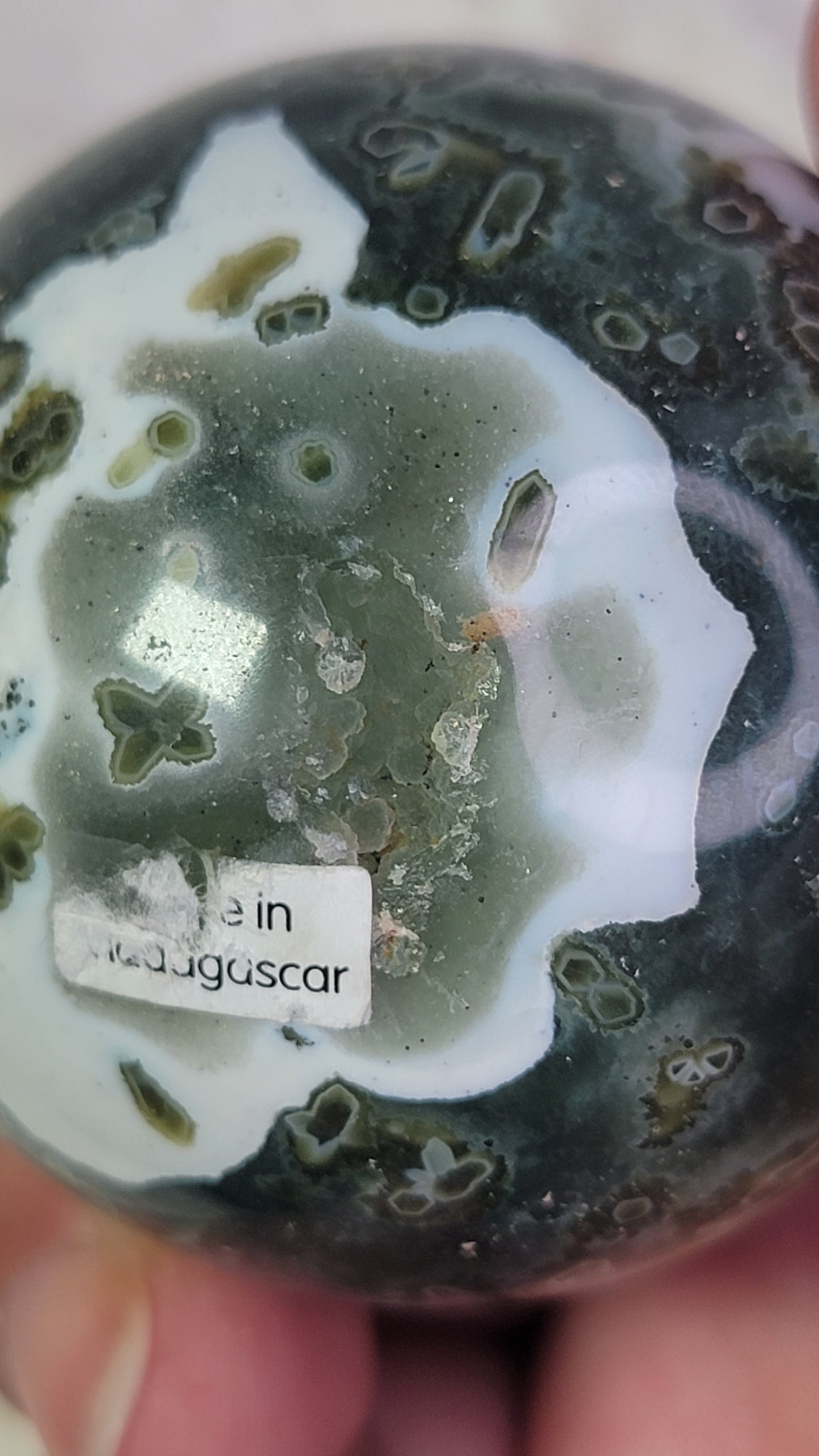 7th Vein Ocean Jasper Sphere