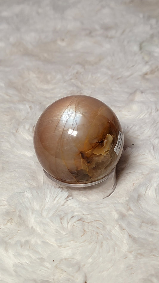 AAA Peach Moonstone Sphere