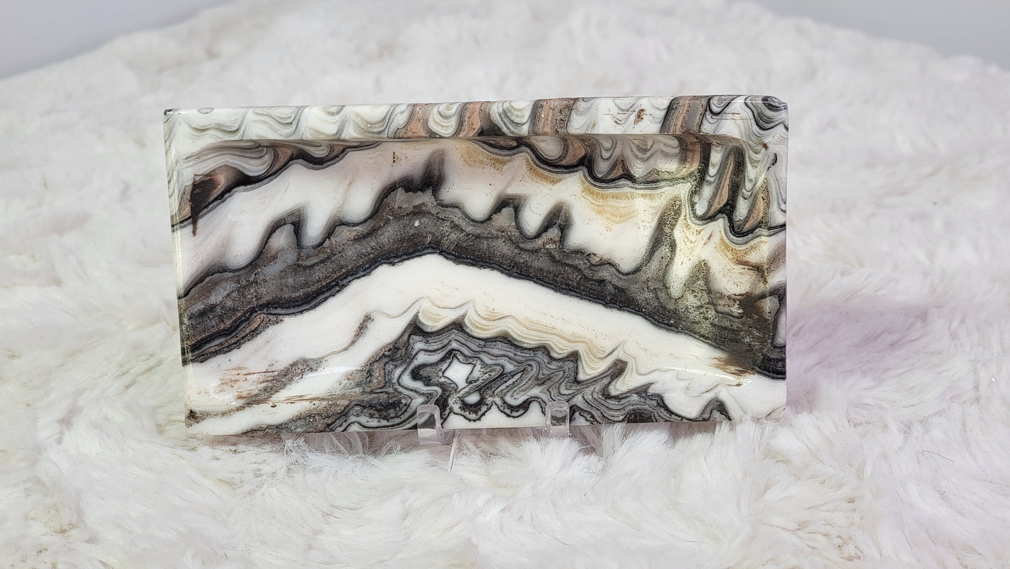 Zebra (Phantom) Calcite Trinket Dish