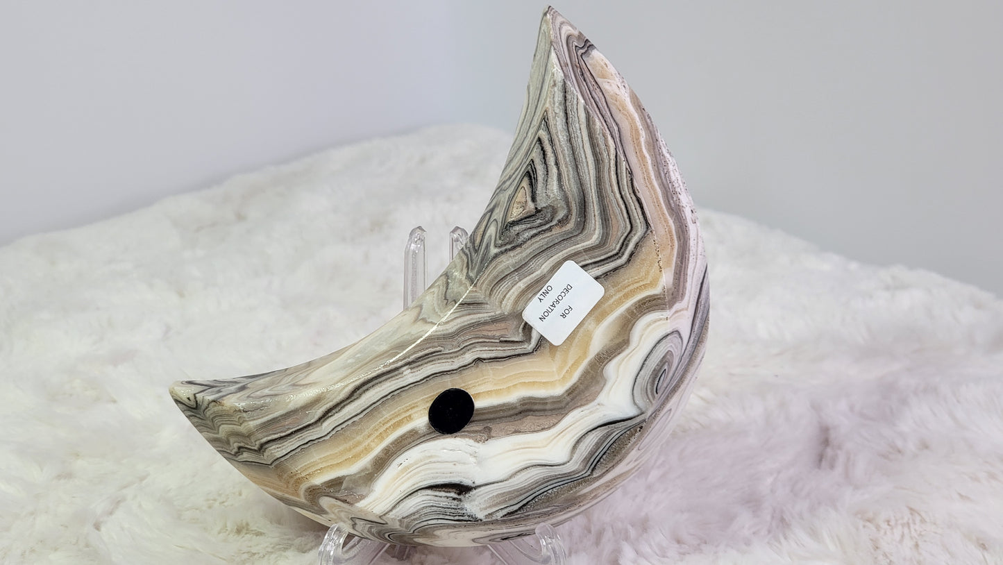 Zebra (Phantom) Calcite Trinket Dish