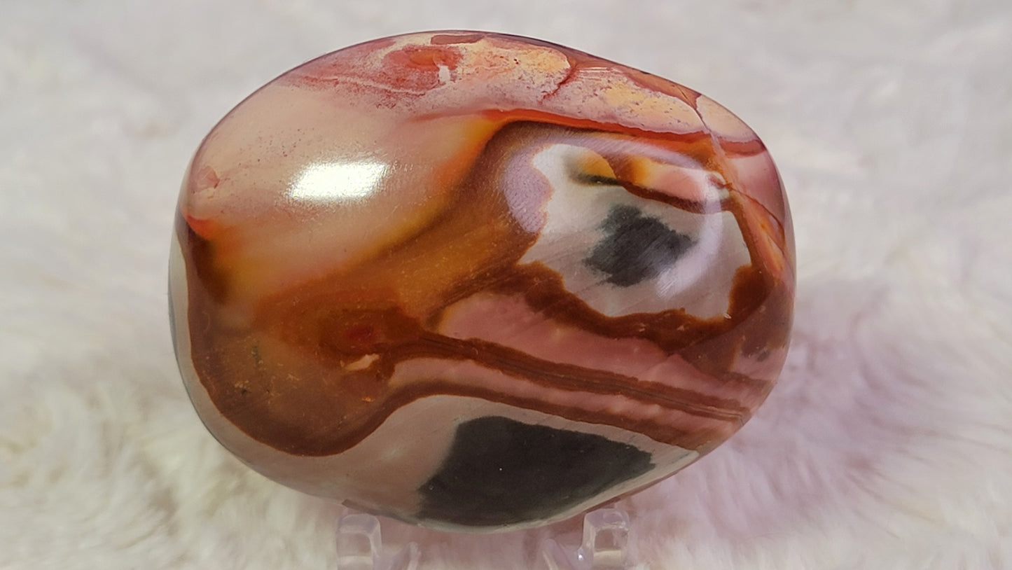 Polychrome Jasper Palm Stone