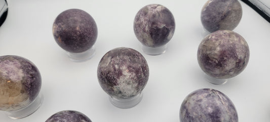 Lepidolite Sphere